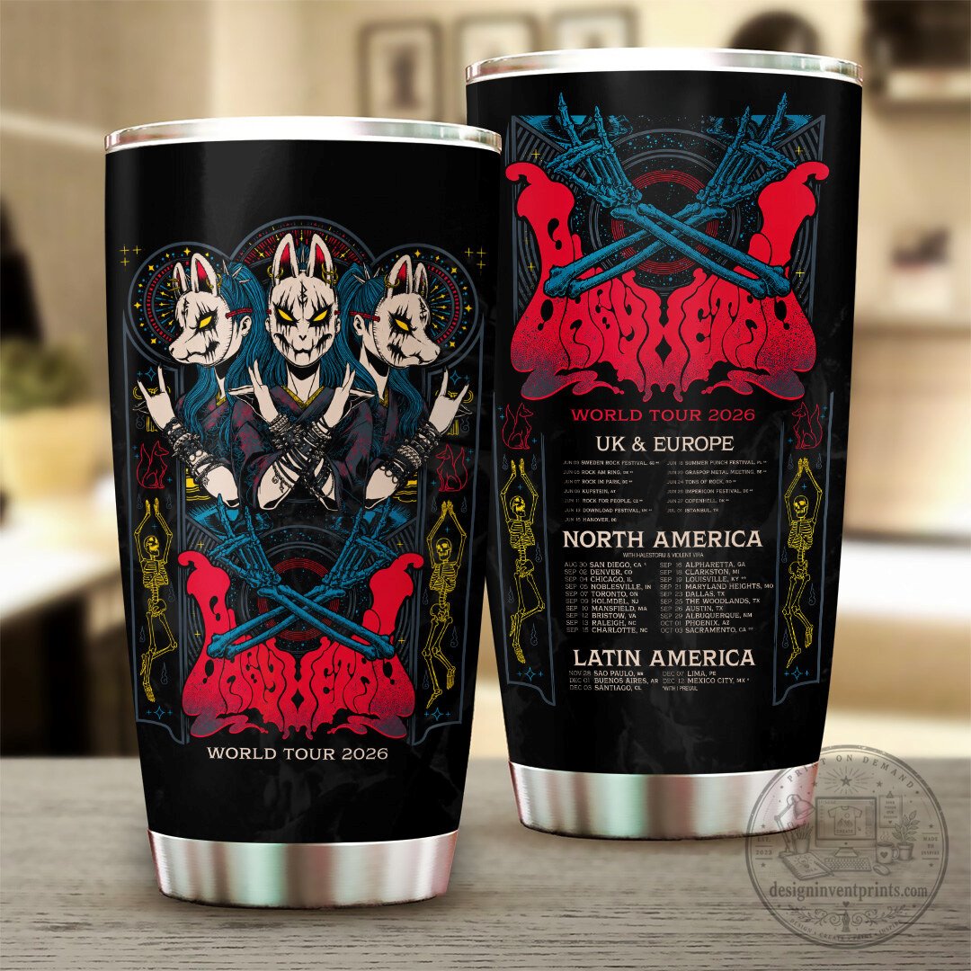 Babymetal World Tour 2026 Band Music Festival Stainless Steel Tumbler