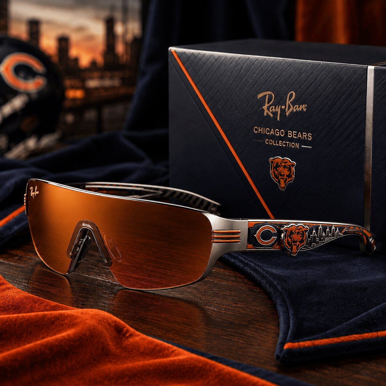 Ray-Ban Chicago Bears Collection Sunglasses - National Football League Eyewear