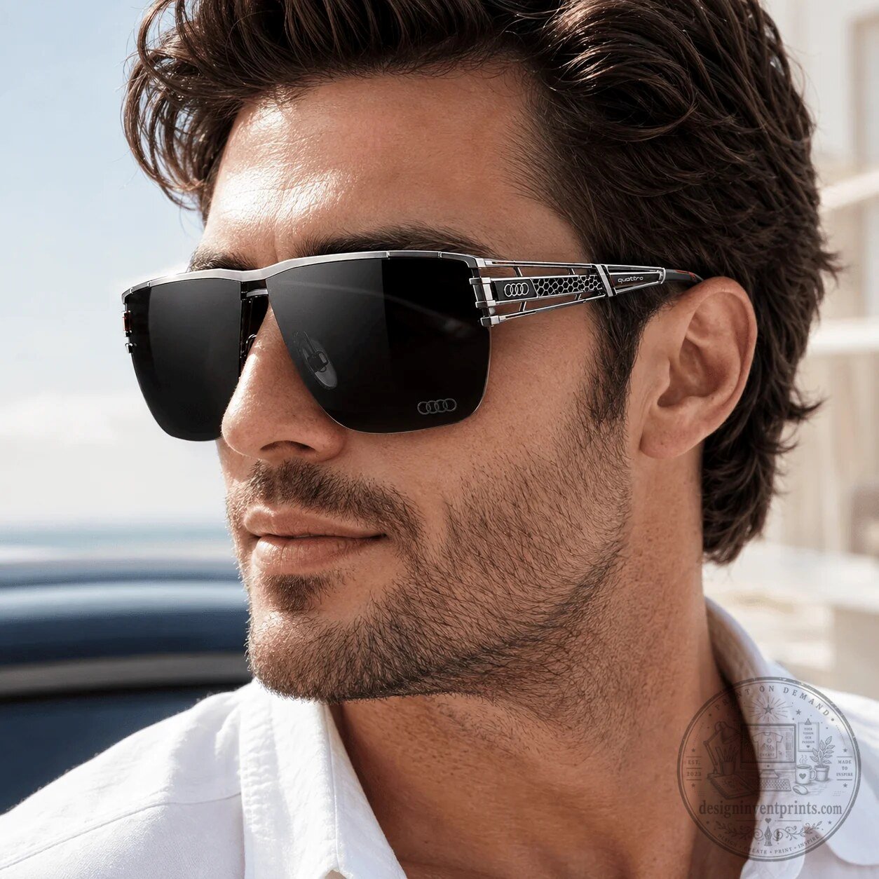 Audi Concept Eyewear Limited Edition Unisex Sunglasses with Quattro Detailing 9 Audi Concept Eyewear Limited Edition Unisex Sunglasses with Quattro Detailing