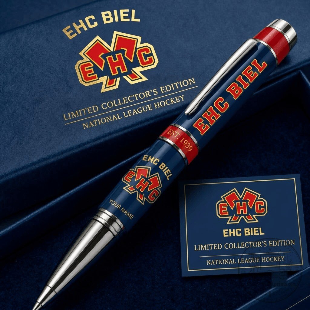 EHC Biel National League Hockey Team Personalized Collector's Edition Ballpoint Pen 1 EHC Biel National League Hockey Team Personalized Collector's Edition Ballpoint Pen