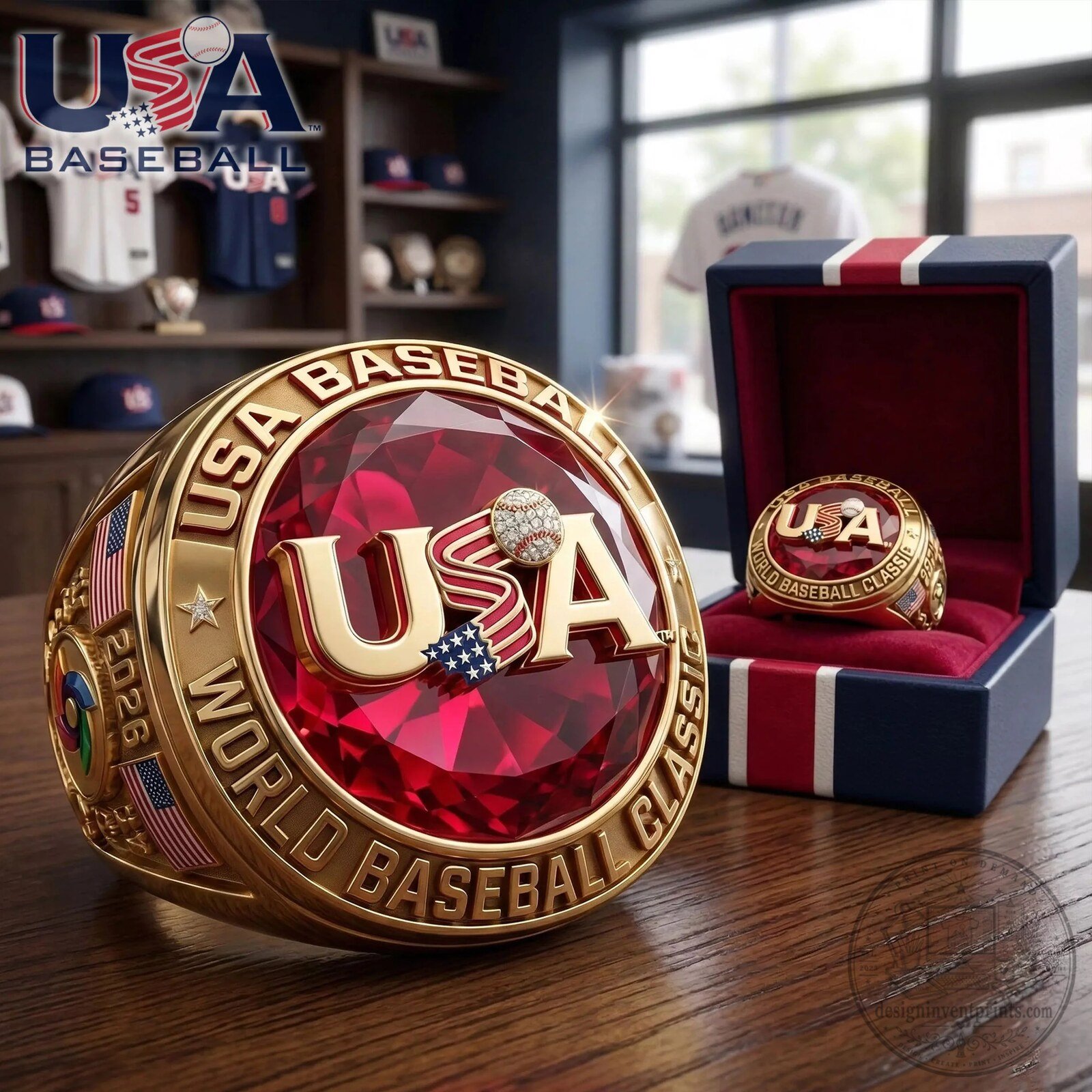 USA Baseball World Baseball Classic 2026 Championship Ring
