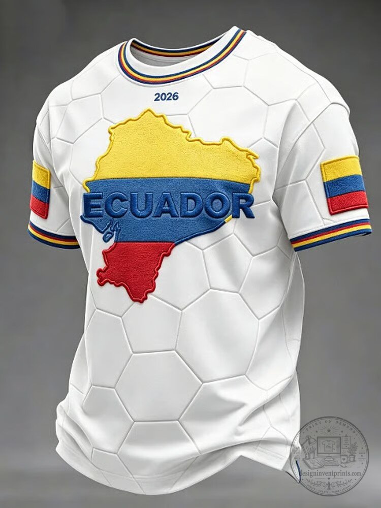 Ecuador World Cup 2026 Soccer Football Fan Jersey