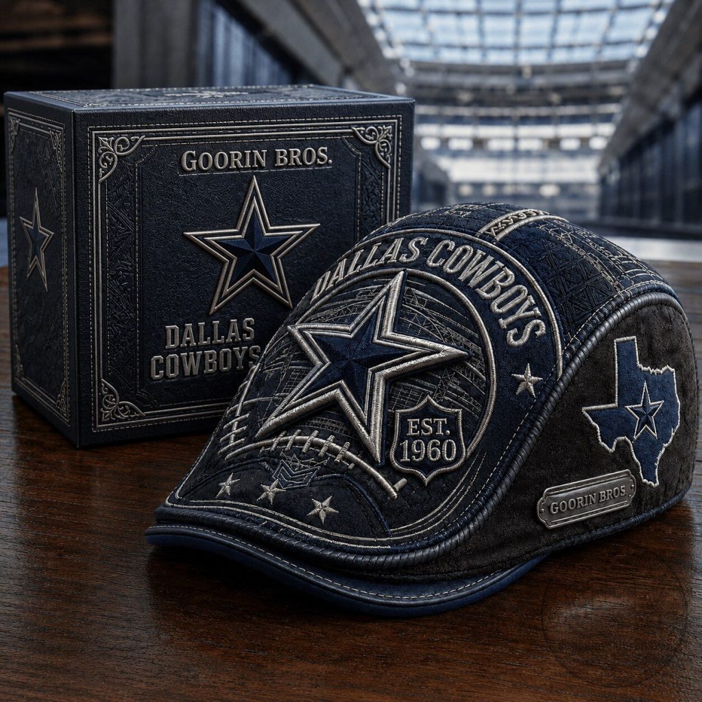 Dallas Cowboys Goorin Brothers Premium Flat Cap Hat Dallas Cowboys Goorin Brothers Premium Flat Cap Hat
