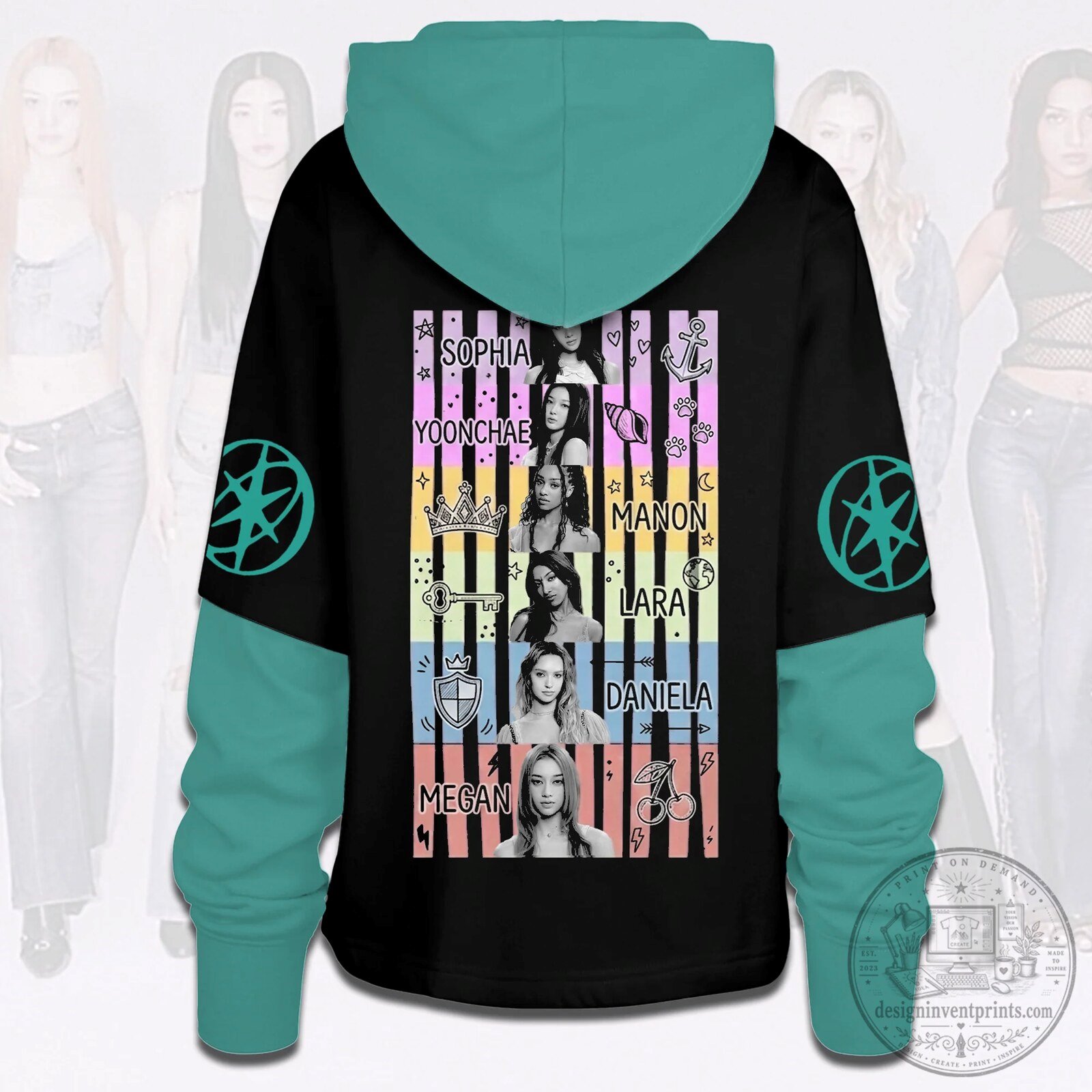 KATSEYE Debut Preppy Style Shortstop Hoodie The Wildworld Tour Great EYEKONs Gift 11 KATSEYE Debut Preppy Style Shortstop Hoodie The Wildworld Tour Great EYEKONs Gift