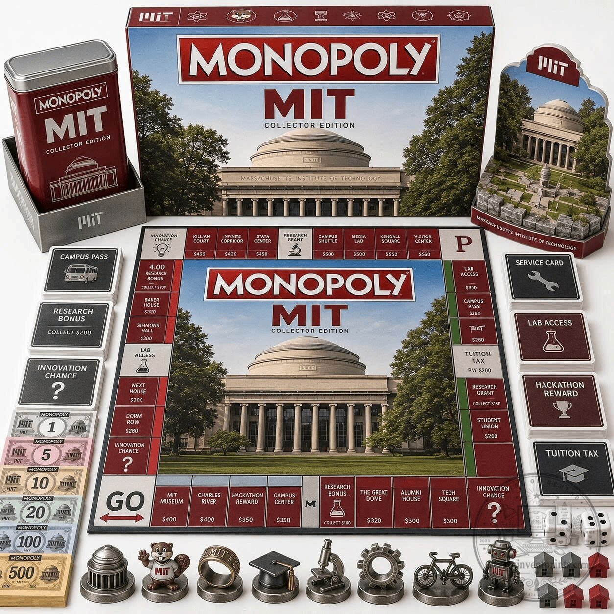 Monopoly Massachusetts Institute of Technology Collector Edition Board Game