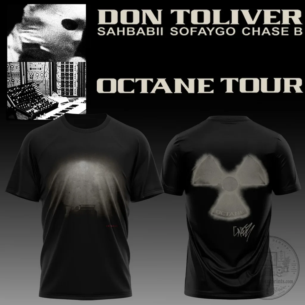Don Toliver Octane Tour Concert Black Graphic T-Shirt