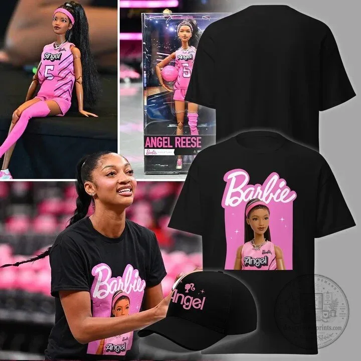 Atlanta Dream Angel Reese Barbie Basketball T-Shirt
