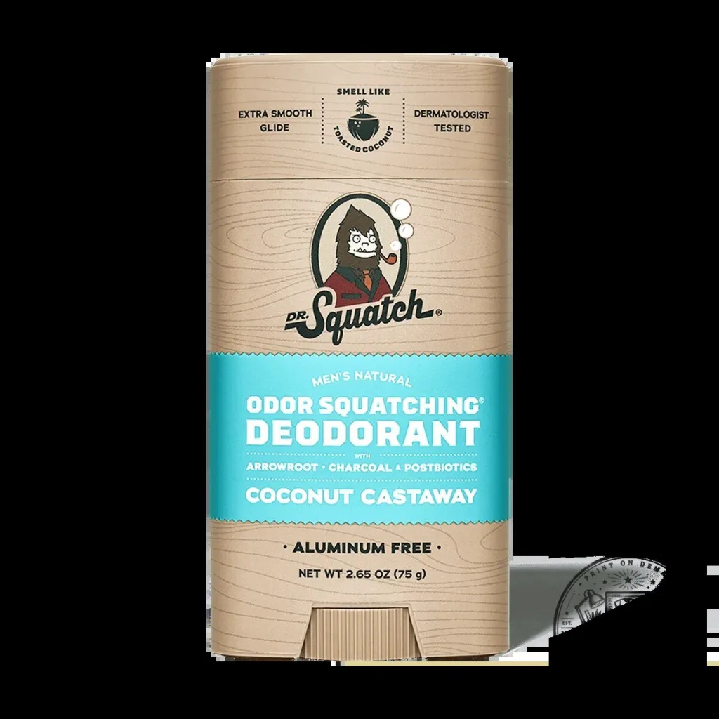 Dr Squatch Coconut Castaway Men's Natural Odor Squatching Deodorant