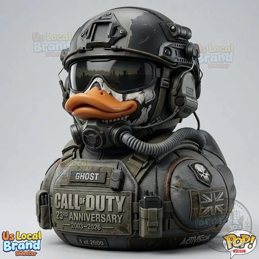 Call of Duty 23rd Anniversary Ghost Tactical Duck Figurine 7 Call of Duty 23rd Anniversary Ghost Tactical Duck Figurine