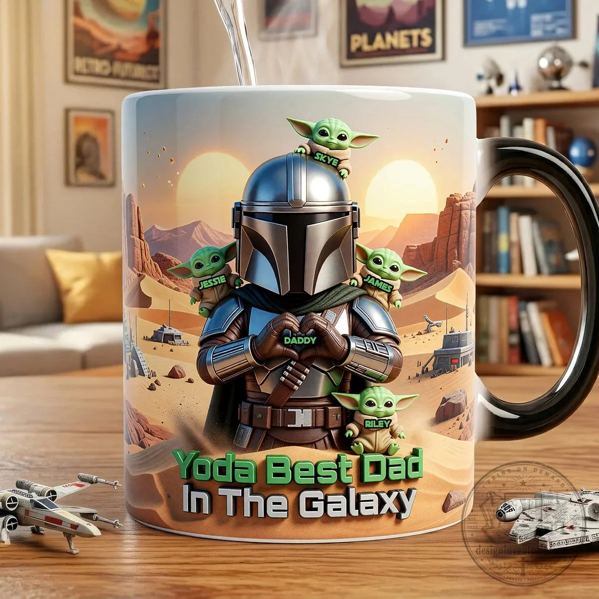 Star Wars Mandalorian Best Dad In The Galaxy Coffee Mug 9 Star Wars Mandalorian Best Dad In The Galaxy Coffee Mug
