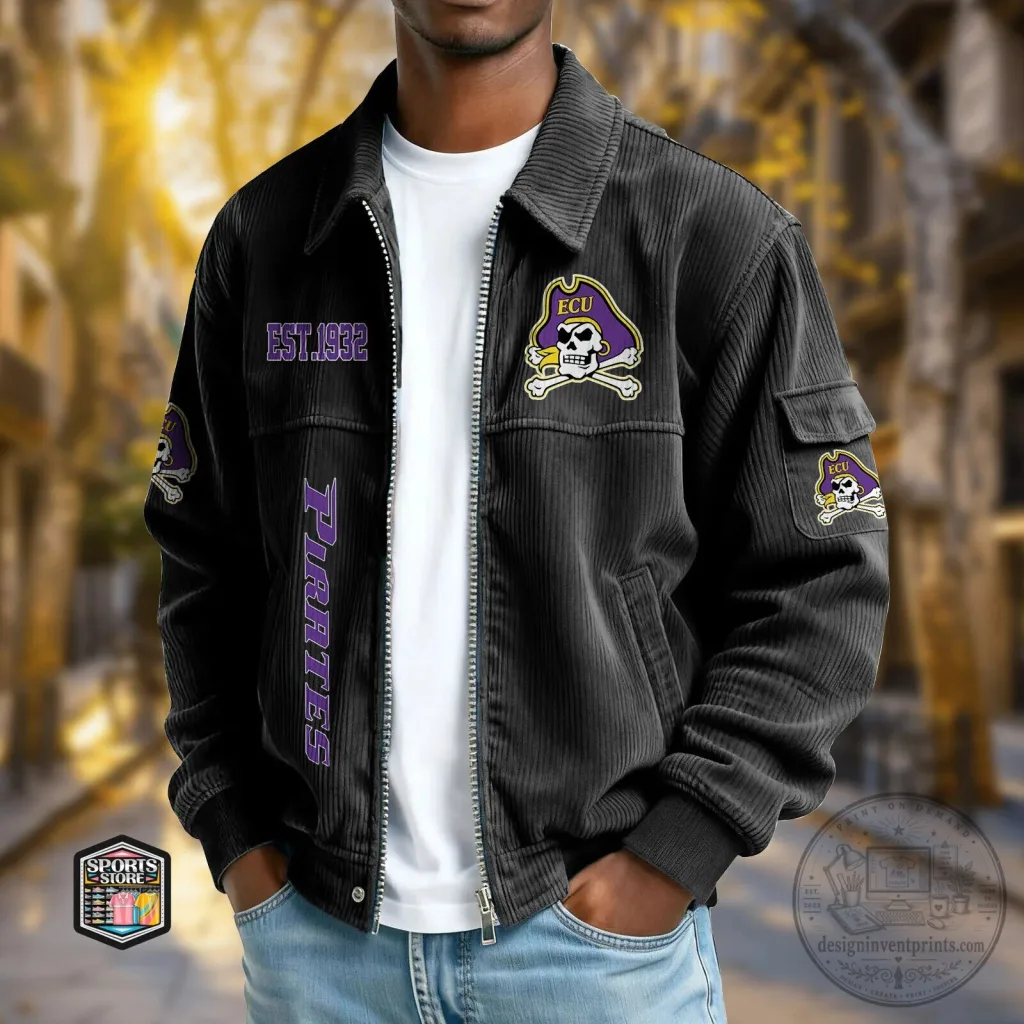East Carolina Pirates Corduroy Jacket East Carolina Pirates Corduroy Jacket