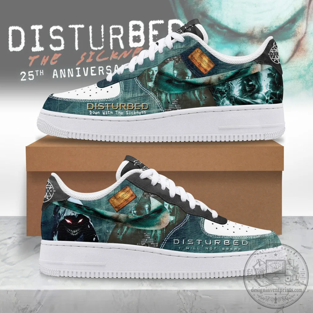 Disturbed Down With The Sickness 25th Anniversary Shoes 24 Disturbed Down With The Sickness 25th Anniversary Shoes
