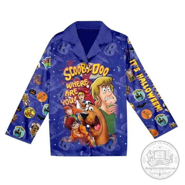 Scooby-Doo Where Are You Halloween Cartoon Character Pajamas Set 6 Scooby-Doo Where Are You Halloween Cartoon Character Pajamas Set