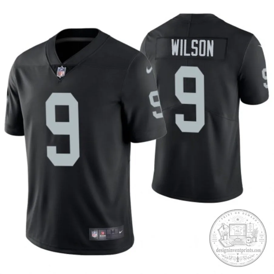 Tyree Wilson Las Vegas Raiders Black 2023 Draft Vapor Limited Football Jersey