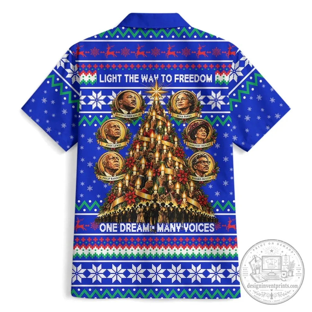 Civil Rights Leaders Christmas Together We Carry The Light Hawaiian Shirt 9 Civil Rights Leaders Christmas Together We Carry The Light Hawaiian Shirt