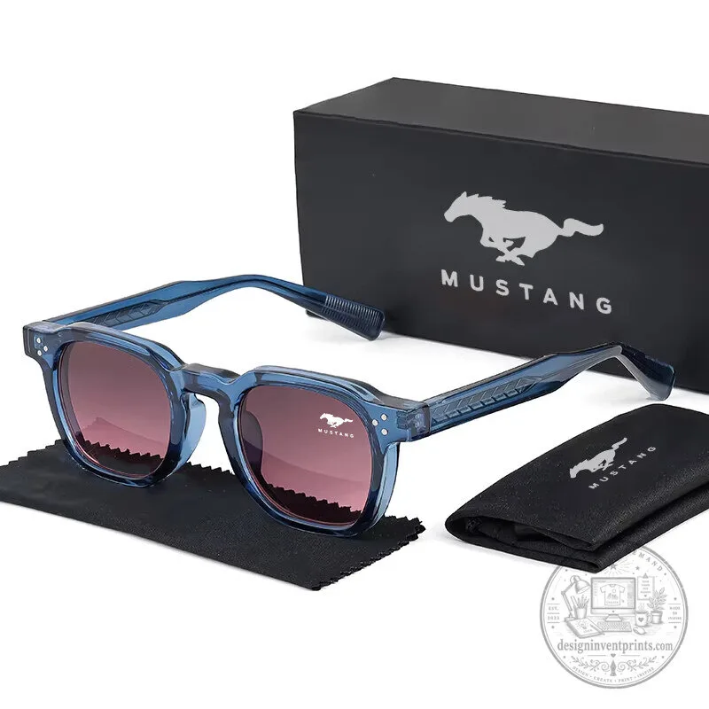 Mustang Retro Punk Style Square Sunglasses 23 Mustang Retro Punk Style Square Sunglasses