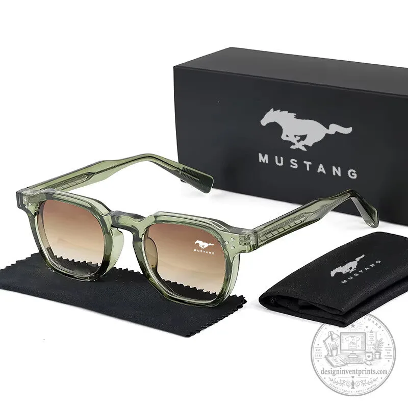 Mustang Retro Punk Style Square Sunglasses 24 Mustang Retro Punk Style Square Sunglasses