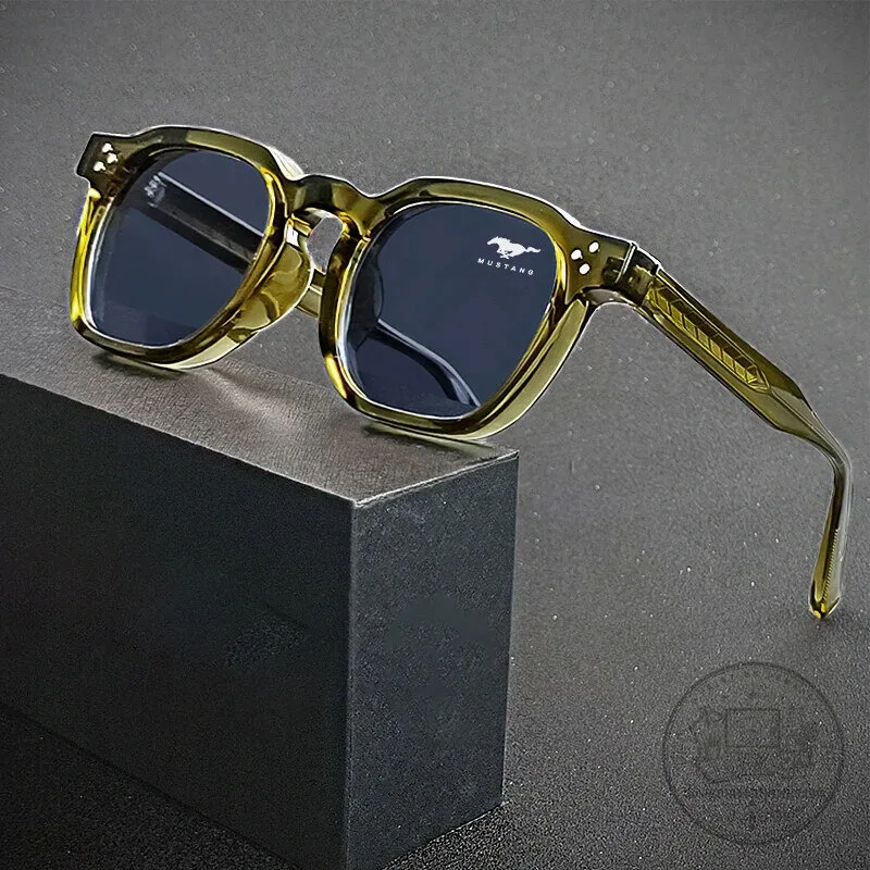 Mustang Retro Punk Style Square Sunglasses 29 Mustang Retro Punk Style Square Sunglasses