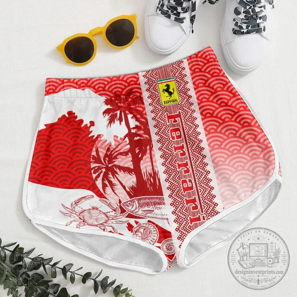 Ferrari Red Hawaiian Shirt for Men, Tropical Beach Vacation Casual Button-Up Top 15 Ferrari Red Hawaiian Shirt for Men, Tropical Beach Vacation Casual Button-Up Top