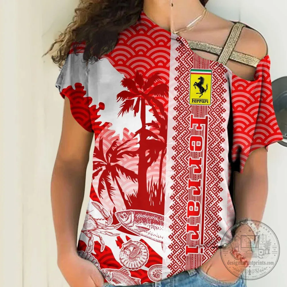 Ferrari Red Hawaiian Shirt for Men, Tropical Beach Vacation Casual Button-Up Top 20 Ferrari Red Hawaiian Shirt for Men, Tropical Beach Vacation Casual Button-Up Top