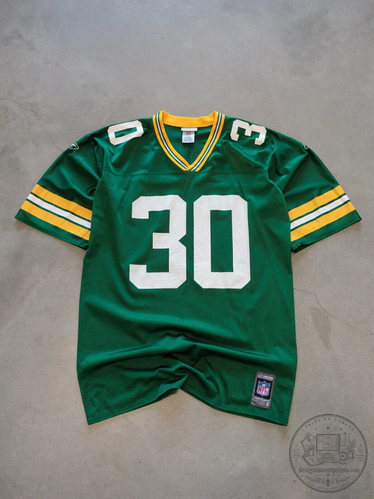 Green Bay Packers Ahman Green Number 30 NFL Football Jersey 1 Green Bay Packers Ahman Green Number 30 NFL Football Jersey