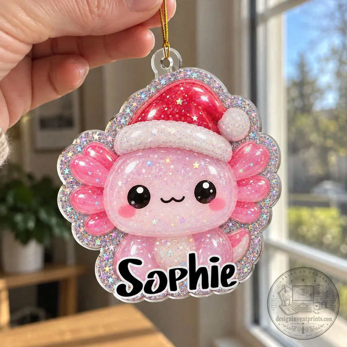Personalized Kawaii Axolotl Cheese Dumpling Christmas Tree Ornament Gift 15 Personalized Kawaii Axolotl Cheese Dumpling Christmas Tree Ornament Gift