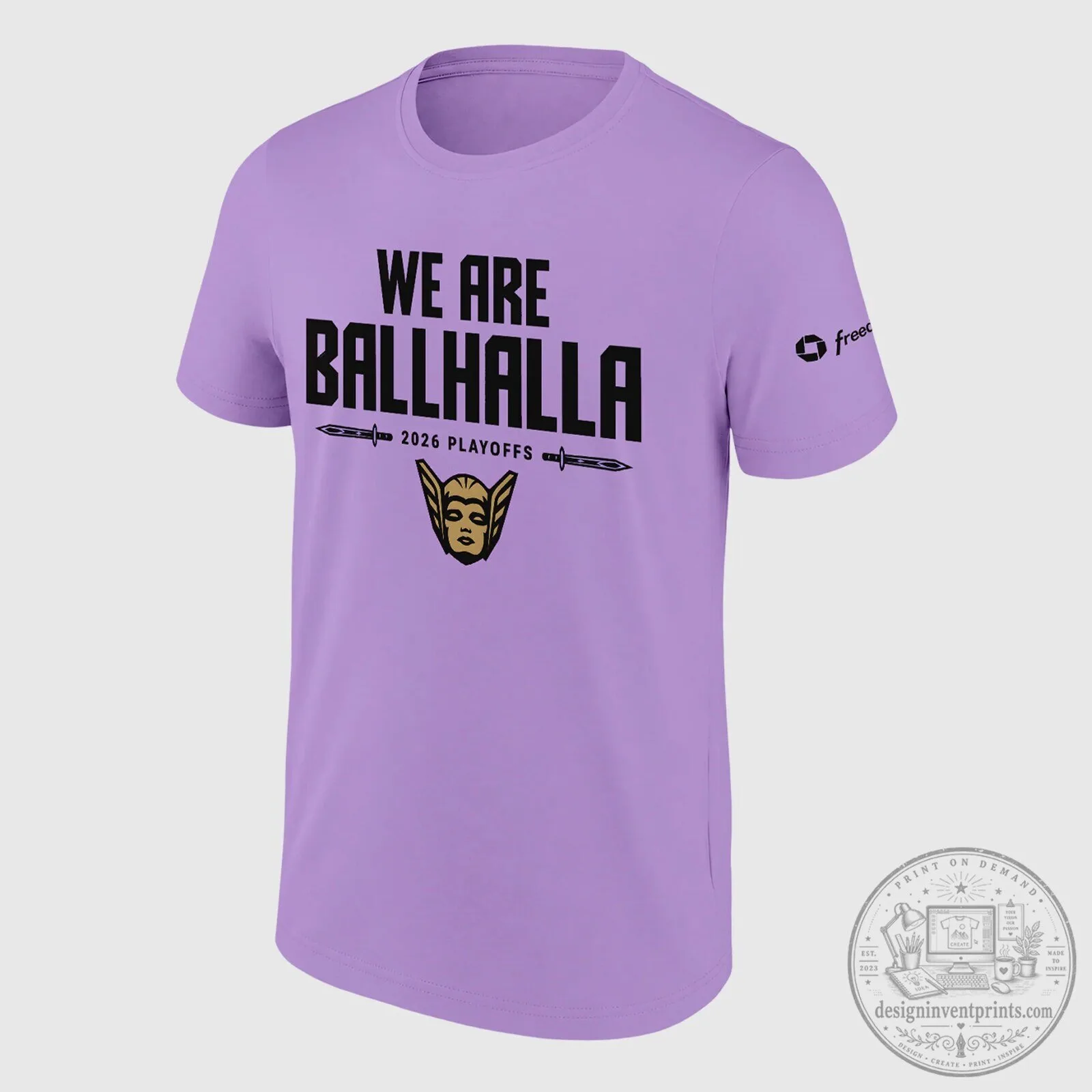 Golden State Valkyries Basketball Team We Are Ballhalla Purple T-Shirt 8 Golden State Valkyries Basketball Team We Are Ballhalla Purple T-Shirt