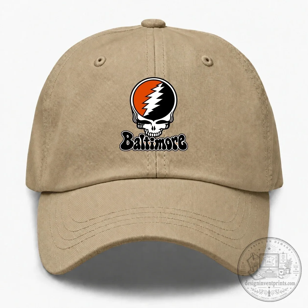 Baltimore Grateful Dead Stealie Skull Baseball Cap Hat 5 Baltimore Grateful Dead Stealie Skull Baseball Cap Hat