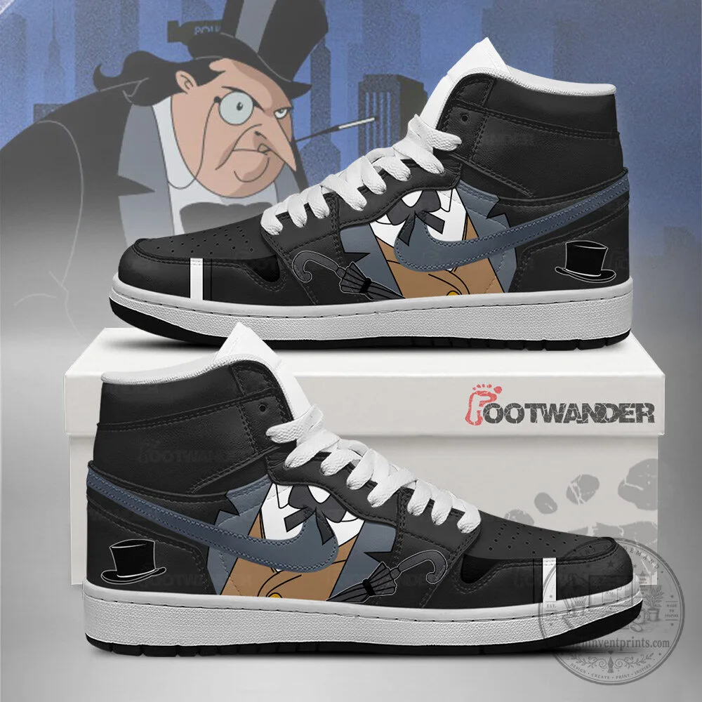 The Penguin Oswald Cobblepot Batman Villain High Top Sneakers 2 The Penguin Oswald Cobblepot Batman Villain High Top Sneakers