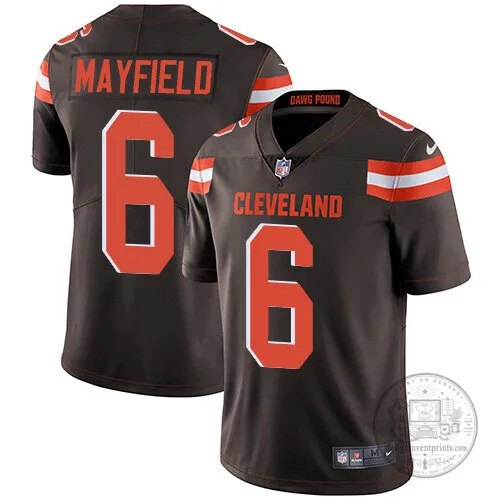Baker Mayfield Cleveland Browns Football Jersey Number 6 Brown Team Color