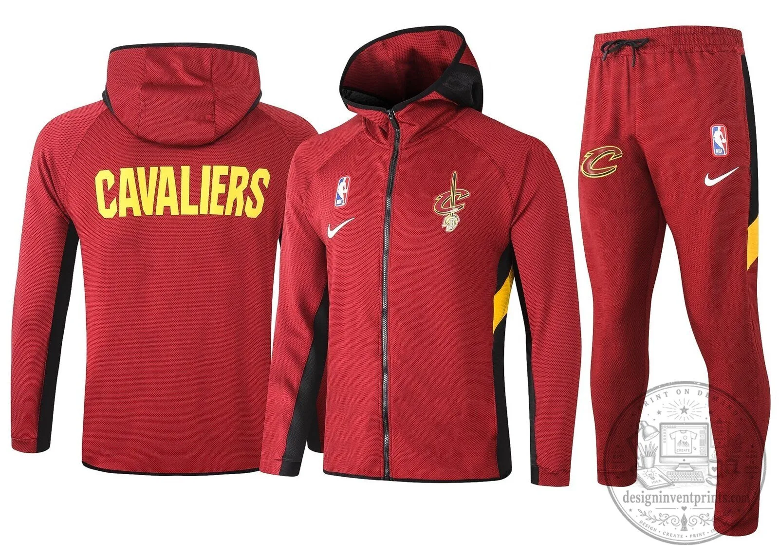 Cleveland Cavaliers NBA Therma Flex Training Full-Zip Hoodie 2 Cleveland Cavaliers NBA Therma Flex Training Full-Zip Hoodie
