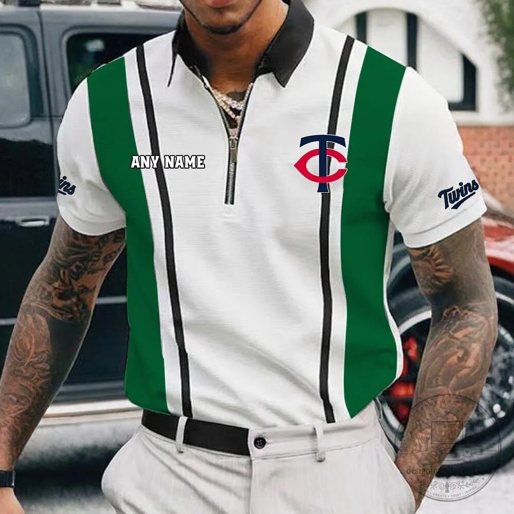 Minnesota Twins Personalized Zipper Polo Shirt for Men 13 Minnesota Twins Personalized Zipper Polo Shirt for Men