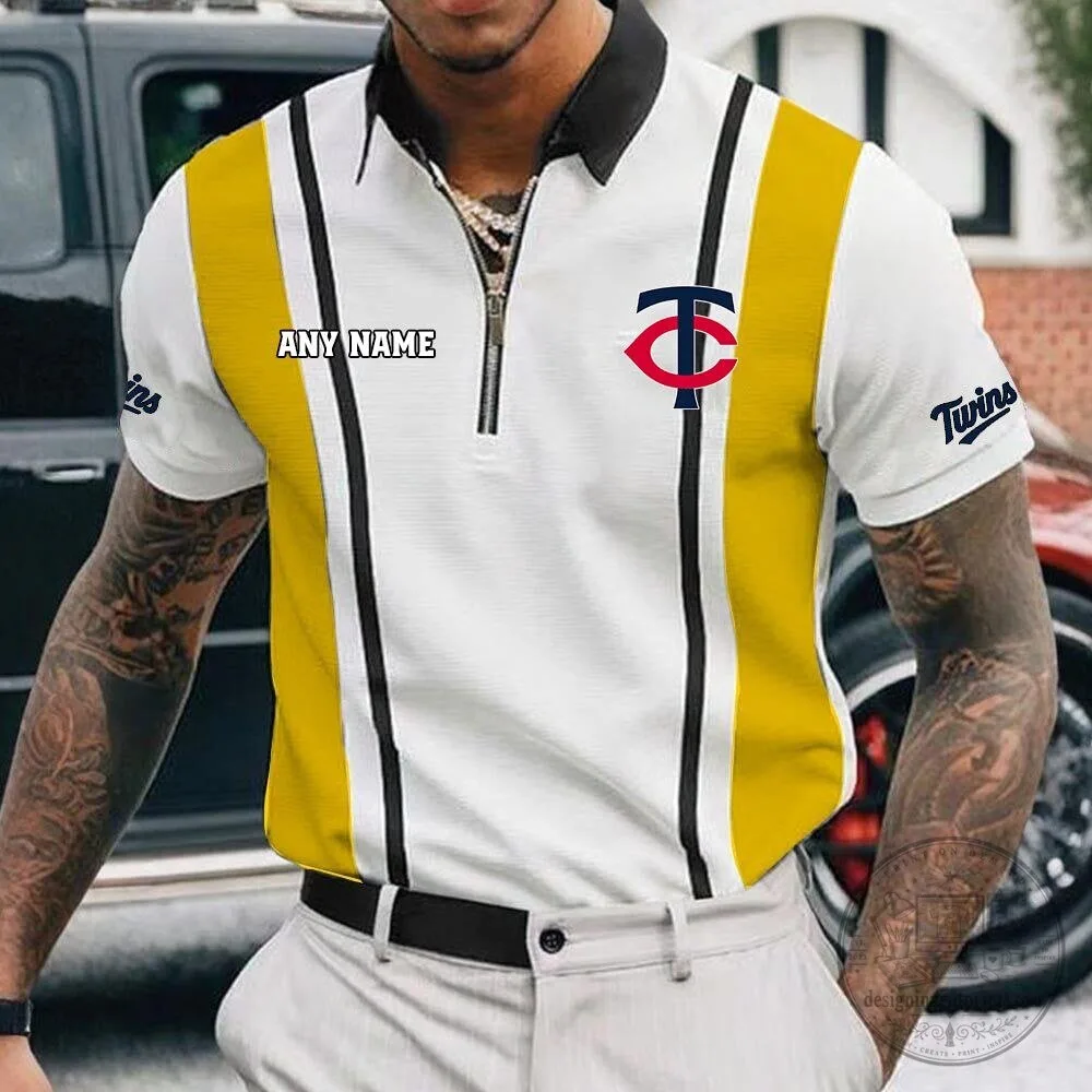 Minnesota Twins Personalized Zipper Polo Shirt for Men 15 Minnesota Twins Personalized Zipper Polo Shirt for Men