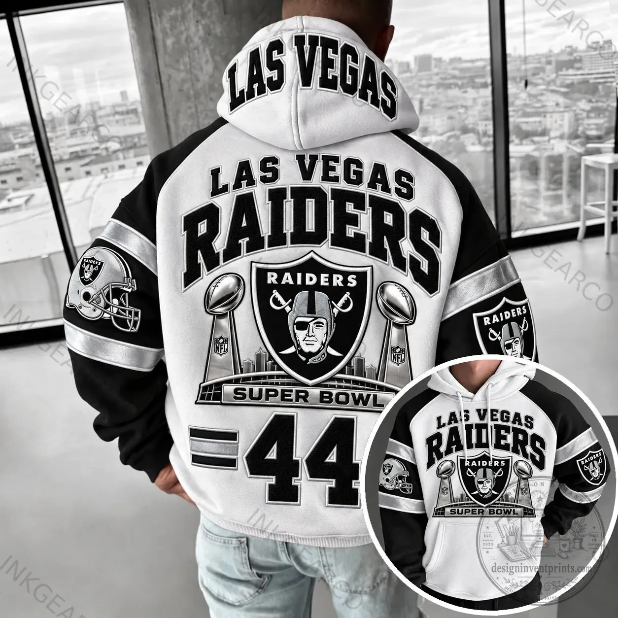 Las Vegas Raiders Super Bowl Commemorative Hoodie